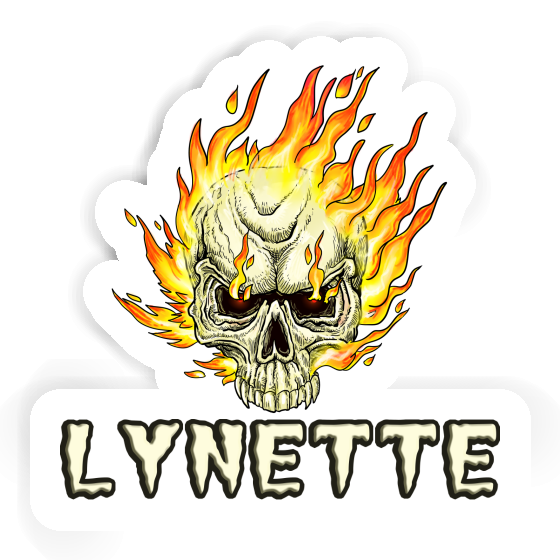 Lynette Sticker Skull Notebook Image