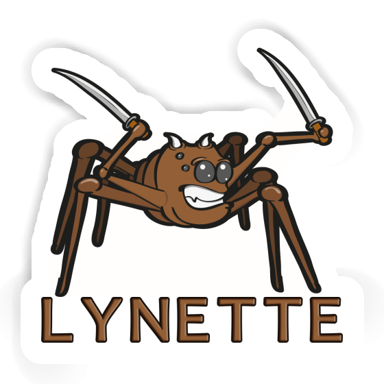 Spinne Aufkleber Lynette Notebook Image