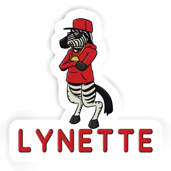 Aufkleber Zebra Lynette Image