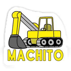 Excavator Sticker Machito Image