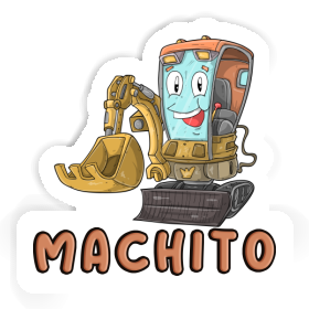 Excavator Sticker Machito Image