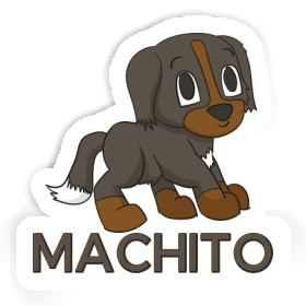 Bernese Dog Sticker Machito Image