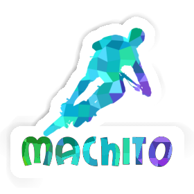 Sticker Biker Machito Image