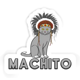 Cat Sticker Machito Image