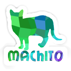 Sticker Machito Cat Image