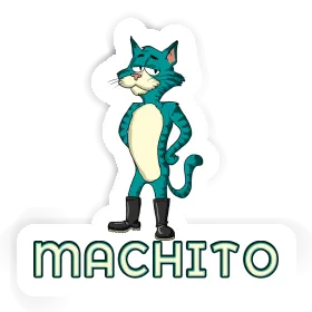 Cat Sticker Machito Image