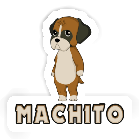 Sticker Machito German Boxer Image