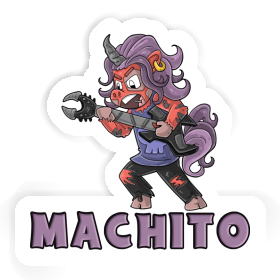 Sticker Rocking Unicorn Machito Image