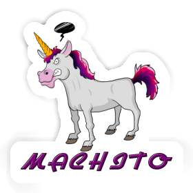 Machito Sticker Angry Unicorn Image