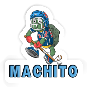 Sticker Machito Ice-Hockey Player Image