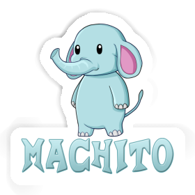 Sticker Machito Elephant Image