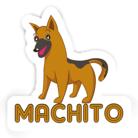 Sticker Machito German Shepherd Image