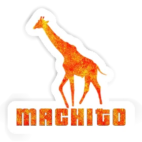 Giraffe Sticker Machito Image