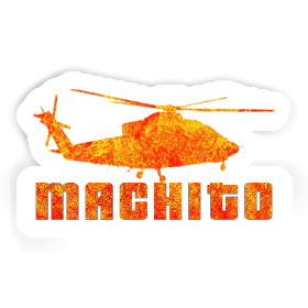 Sticker Helicopter Machito Image