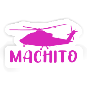 Machito Sticker Helicopter Image