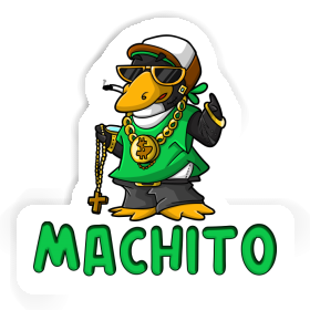 Machito Sticker Hip Hop Penguin Image