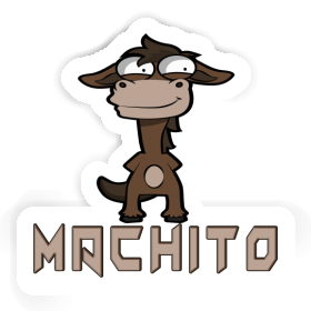 Sticker Machito Standing Horse Image