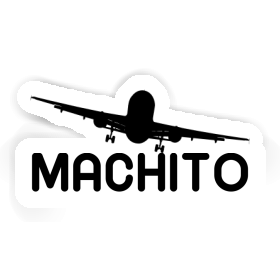 Sticker Machito Airplane Image