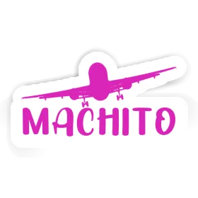 Airplane Sticker Machito Image