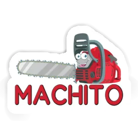 Sticker Chainsaw Machito Image