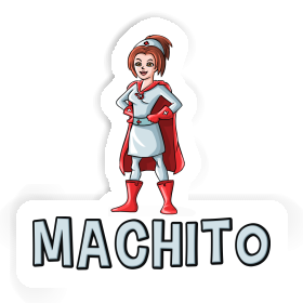 Sticker Nurse Machito Image