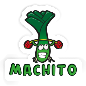 Machito Sticker Weight Lifter Image