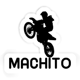 Machito Sticker Motocross Rider Image