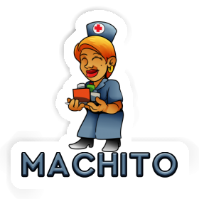 Machito Sticker Nurse Image