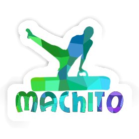 Gymnast Sticker Machito Image