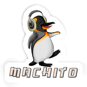 Sticker Music Penguin Machito Image