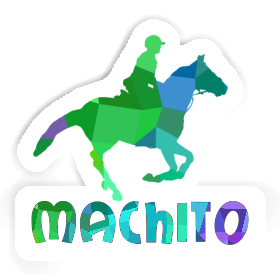 Sticker Horse Rider Machito Image