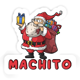 Machito Sticker Santa Image