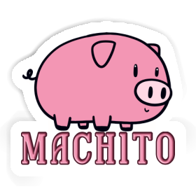 Pig Sticker Machito Image