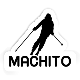 Machito Sticker Skier Image