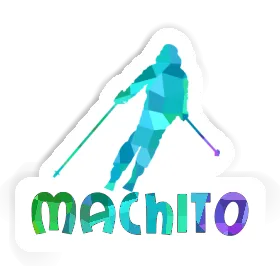 Skier Sticker Machito Image