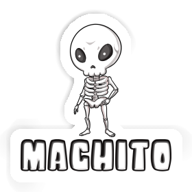 Machito Sticker Skeleton Image