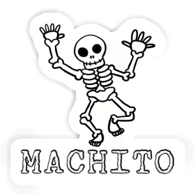 Machito Sticker Skull Image