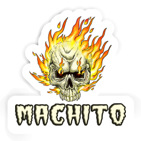 Sticker Skull Machito Image