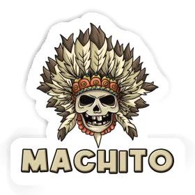 Machito Sticker Kids Skull Image