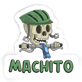 Sticker Machito Bicycle Rider Image