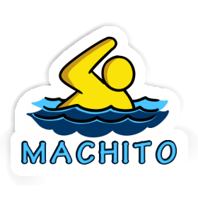 Swimmer Sticker Machito Image