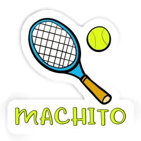 Machito Sticker Tennis Racket Image