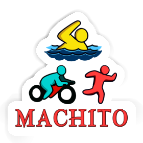 Sticker Triathlete Machito Image