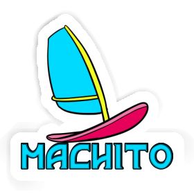 Sticker Machito Windsurf Board Image