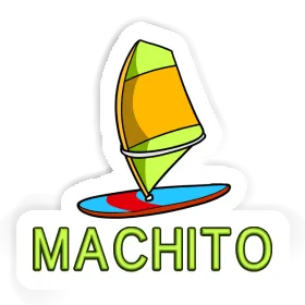 Sticker Windsurf Board Machito Image