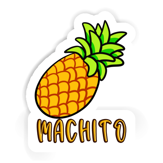 Sticker Pineapple Machito Laptop Image