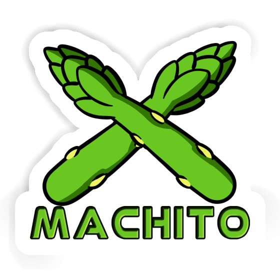 Sticker Asparagus Machito Gift package Image