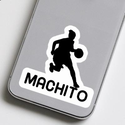 Basketball Player Sticker Machito Laptop Image