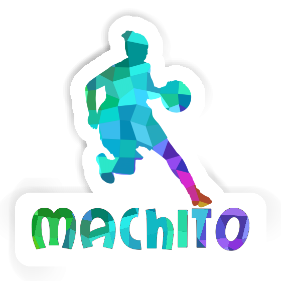 Machito Sticker Basketball Player Notebook Image