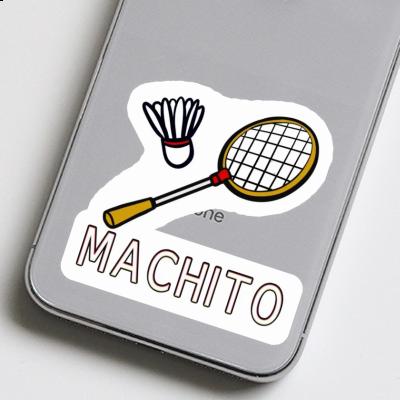 Machito Autocollant Raquette de badminton Notebook Image